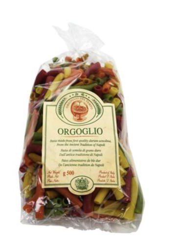 Sedani Pasta with 5 Flavors (Vegetables) - Orgoglio 500g 