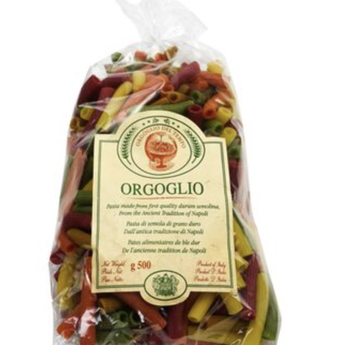 Sedani Pasta with 5 Flavors (Vegetables) - Orgoglio 500g 