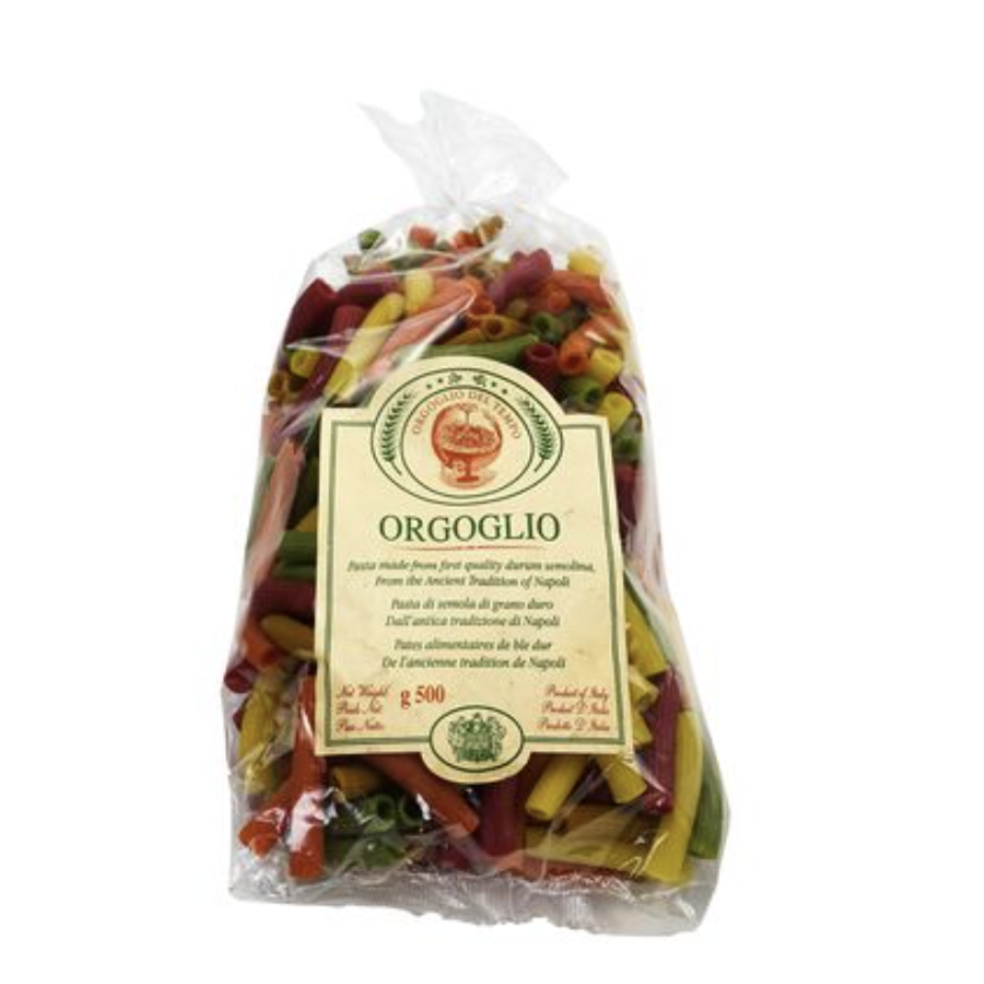 Pâtes Sedani aux 5 saveurs (légumes) - Orgoglio 500g