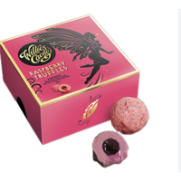 Truffes au chocolat noir praliné et framboise - Willie's cacao 35g