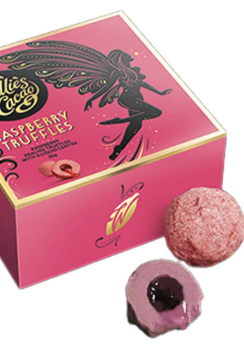 Truffes au chocolat noir praliné et framboise - Willie's cacao 35g 