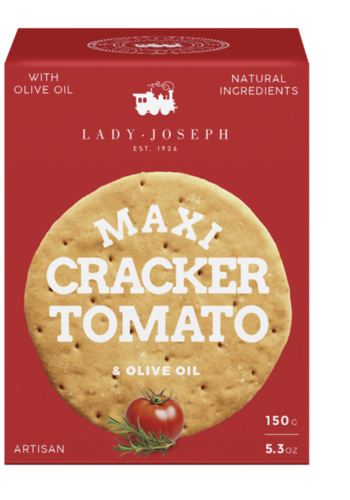 Cracker Tomato, Rosemary and Olive Oil - Lady Joseph 150g 