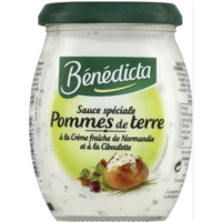 Sauce pommes de terre à la crème fraîche de Normandie et à la ciboulette - Bénédicta 260g