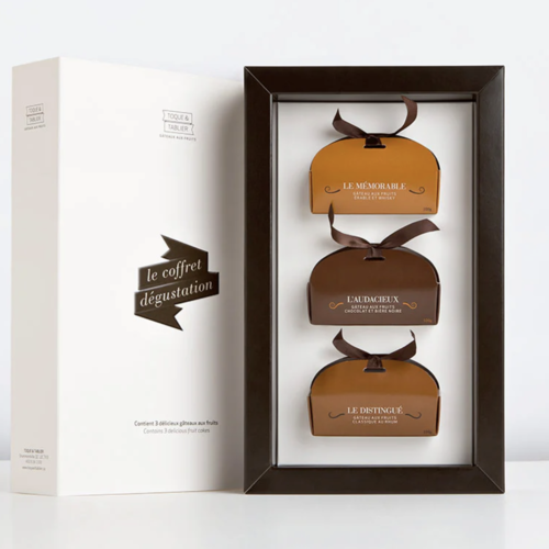 Coffret Gâteaux aux fruits « Dégustation » - Toque et Tablier 300g 