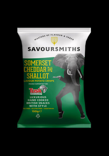 Chips fromage cheddard et échalotte - Savoursmiths  150g 
