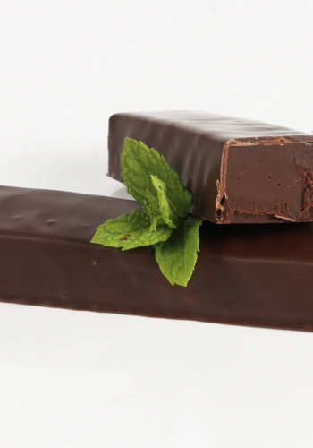 Barre ganache à la menthe poivrée - Couleur Chocolat 60g 