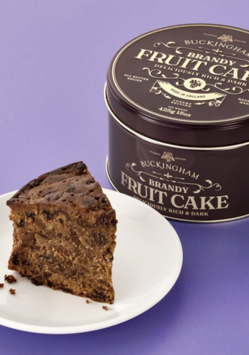 Gâteau aux fruits infusé au Brandy (Boîte métal) - Buckingham 425g 