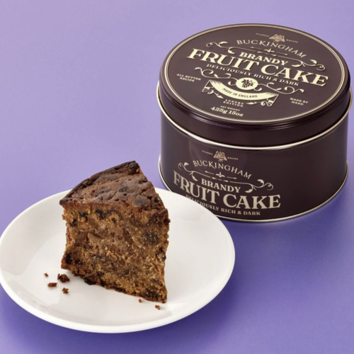 Brandy Infused Fruit Cake (Tin) - Buckingham 425g 