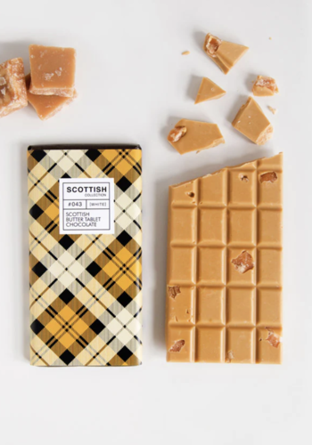 Scottish Tablet Chocolate Bar - Quirky Chocolate 100g 