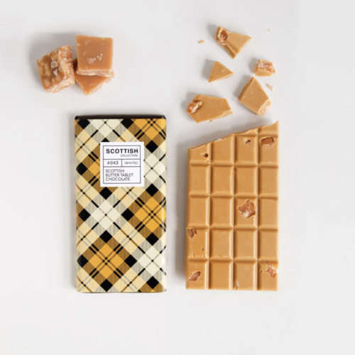 Scottish Tablet Chocolate Bar - Quirky Chocolate 100g 