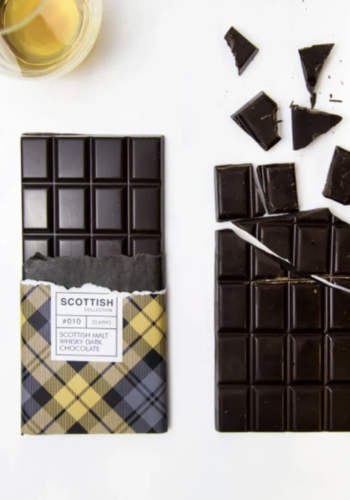 Dark Chocolate Bar with Scotch Whisky - Quirky Chocolate 100g 