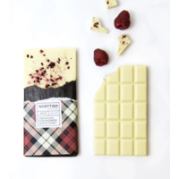 Cranachan White Chocolate with Raspberries, Whisky & Oats - Quirky Chocolate 100g