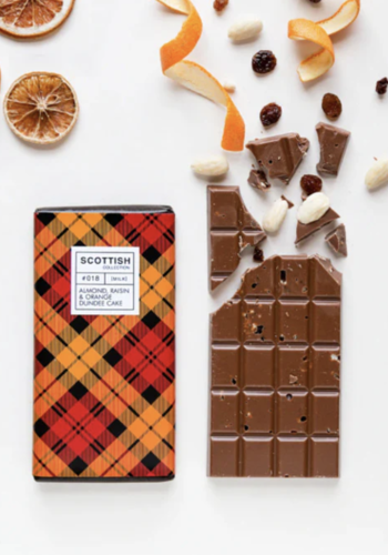 Dundee Cake Chocolate Bar  - Quirky Chocolate 100g 