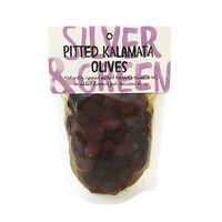 Pitted kamalata olives - Silver & Green 220g