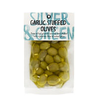Olives farcies à l'ail - Silver & Green 220g