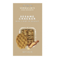 Sesame Cracker with a hint of Seasalt - Verdujn's Fine Biscuit 75g