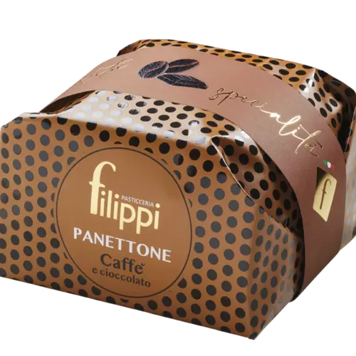 Panettone café et chocolat - Filippi 1kg 