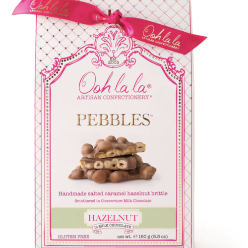 Pebbles (salted caramel, hazelnuts and milk chocolate) - Ooh La La 150g 