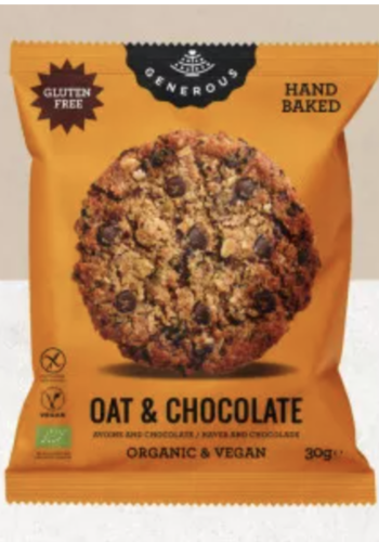 Oat and Chocolate Cookie - Generous 30g 