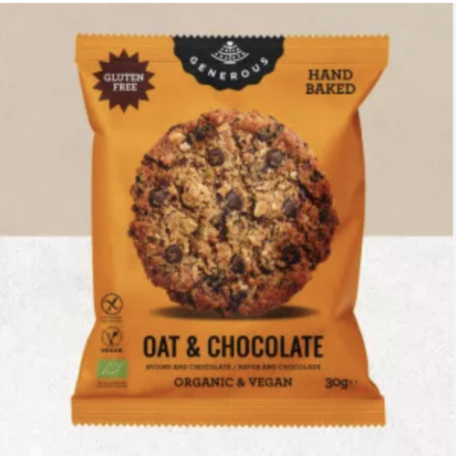 Oat and Chocolate Cookie - Generous 30g 