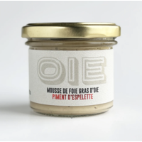 Goose foie gras mousse with Espelette pepper - La Ferme Québec Oies 90g
