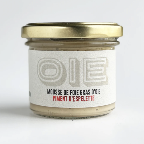 Mousse de foie gras d'oie au piment d'Espelette - La Ferme Québec Oies 90g 