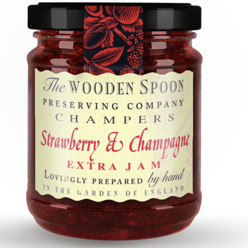 ‘Champers’ Strawberry & Champagne Extra Jam  - The Wooden Spoon 113g 