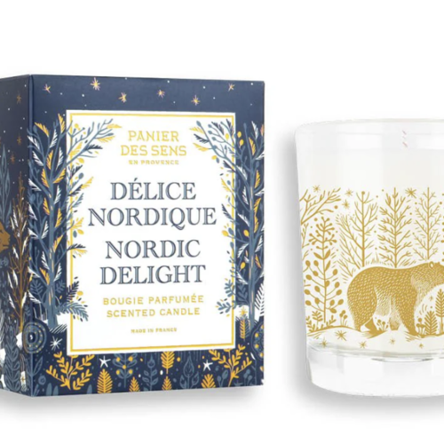 Nordic Delight Scented Candle - Panier des Sens 180g 