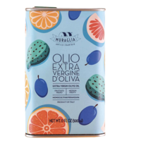Huile d'olive extra vierge Peranzana (Canettes de fruits méditerranéenne - bleu) - Muraglia 500ml
