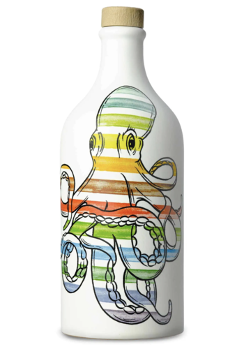 Huile d'olive extra vierge (Bouteille en céramique poulpe) - Muraglia 500 ml 