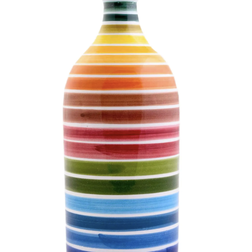 Huile d'olive extra vierge (Bouteille en céramique arc-en-ciel) - Muraglia 500 ml 