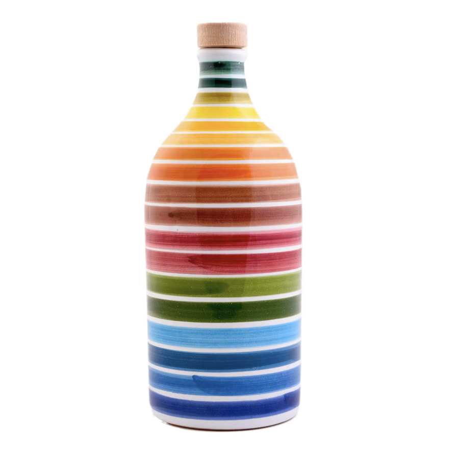Extra Virgin Olive Oil (Rainbow ceramic jar) - Muraglia 500 ml