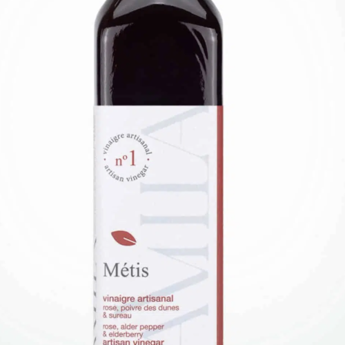 Vinaigre Métis (Vinegar with rose, dune pepper and elderberry) - La Villa Vinaigre & Jardin 250ml 