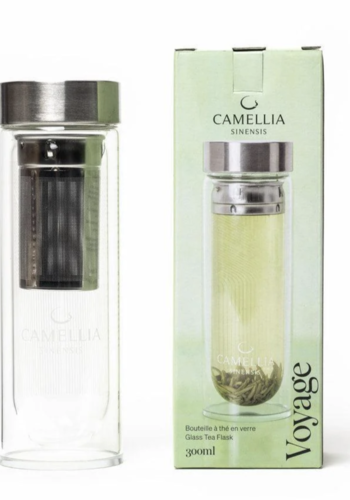 Travel Glass Tea Bottle - Camellia Sinensis 300ml 
