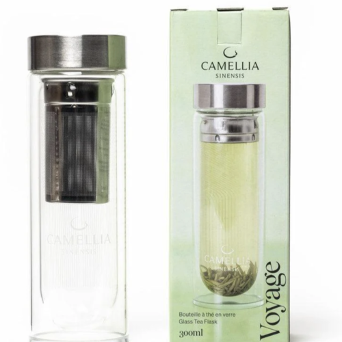 Travel Glass Tea Bottle - Camellia Sinensis 300ml 