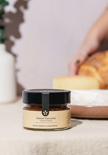 Cheese jam with Charentais melon, orange, cardamom - Simon Turcotte 125 ml 