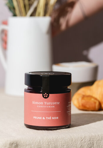 Confiture à la prune et thé noir - Simon Turcotte 212 ml 