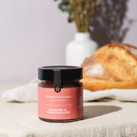 Confiture rhubarbe et fleurs sauvages - Simon Turcotte 212 ml