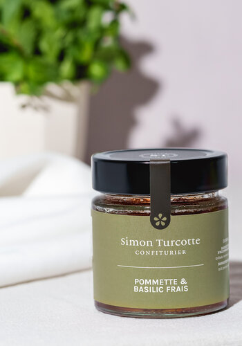 Crabapple jelly and fresh basil - Simon Turcotte 212 ml 