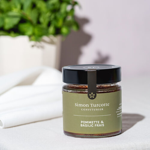Crabapple jelly and fresh basil - Simon Turcotte 212 ml 