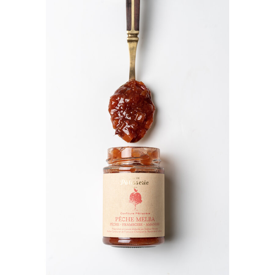 Peach Melba Jam (Fou de Pâtisserie) - Maison Perrotte 210g
