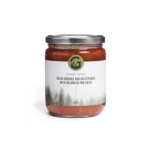 Wild salsa with milkweed - Gourmet Sauvage 500ml 