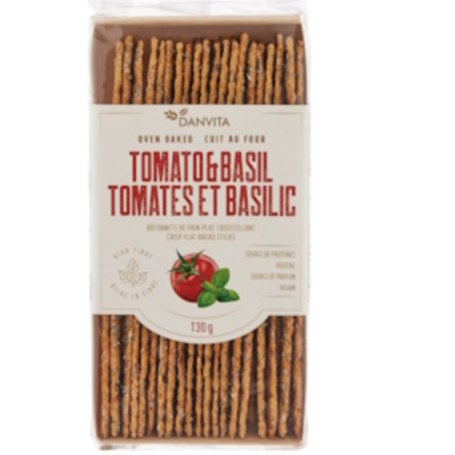 Cheese, tomato and basil crackers - Danvita 130g 