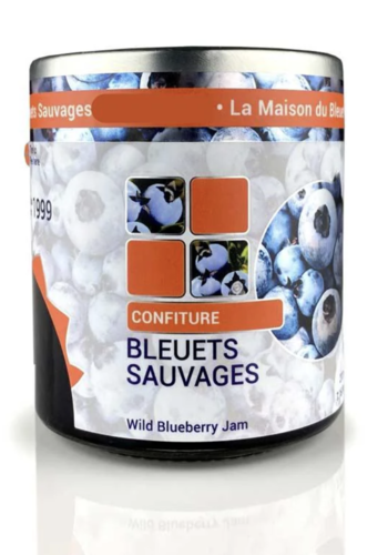 Wild Blueberry Jam - La Maison du Bleuet 212ml 