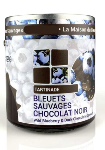 Tartinade de bleuets sauvages 212 ml main image 1