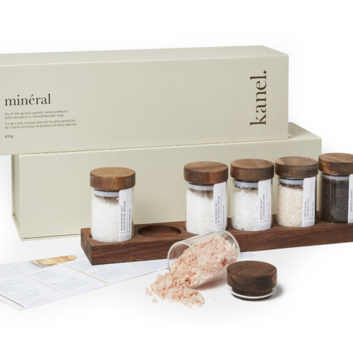 “Mineral” box of six pure salts - Kanel 415g 