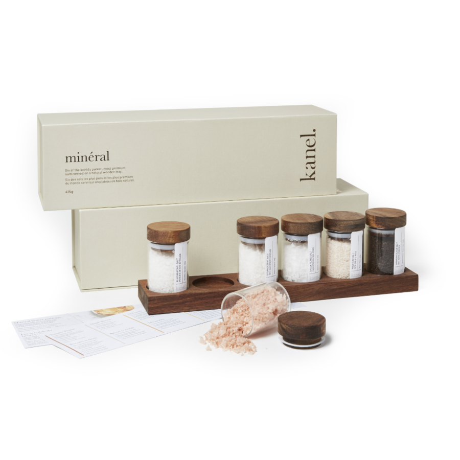 Coffret « Minéral » de six sels purs - Kanel 415g