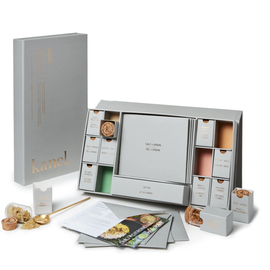 « Sapiō » Coffret d'assaisonnements et sels de mer - Kanel 250g