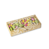 Boîte assortiments petits oeufs aux fruits et galets aux amandes - Médicis 200g