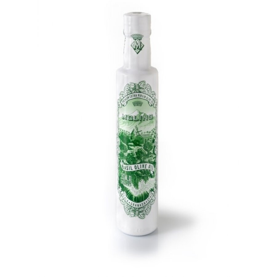 Huile d'olive  au basilic - Molino 250ml